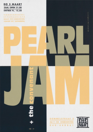 Poster Pearl Jam Effenaar