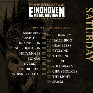 EMM saturday timetable